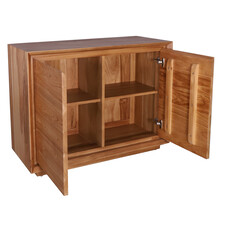 Buffet Oliver en Teck 2 portes 104x45x85 cm Amber brown