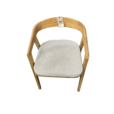 JUNIA - Chaise en teck Premium avec coussin Fontelina 180