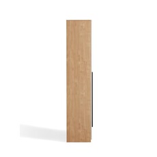 Garde manger 2 portes 120x60x200 cm Bois + Blanc
