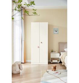 Penderie 2 portes - Poignées couleur