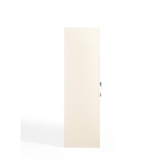 Armoire penderie 3 portes Blanc - Poignées couleur