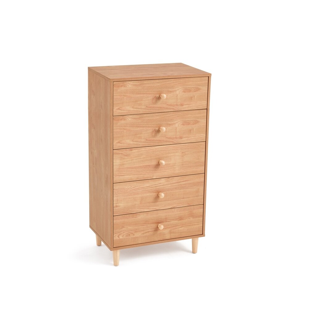 Commode 5 tiroirs 60x43x110 cm Bois
