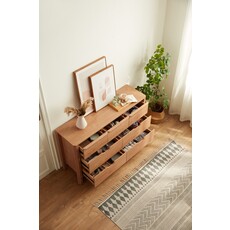 Commode 7 tiroirs 135 cm Bois