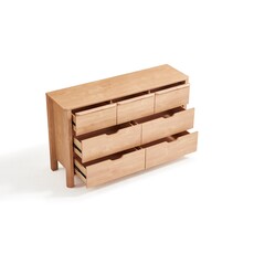 Commode 7 tiroirs 135 cm Bois