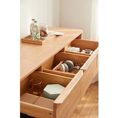 Commode 7 tiroirs 135 cm Bois