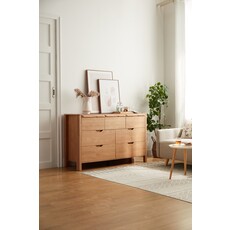 Commode 7 tiroirs 135 cm Bois
