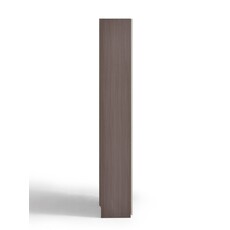 Armoire 2 portes 80x35x210 cm Marron gris