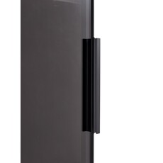 Armoire 1 porte (TV5G-A) + Étagère avec 2 portes vitrées en aluminium 80x37x210 cm Marron gris (TV9G-A)