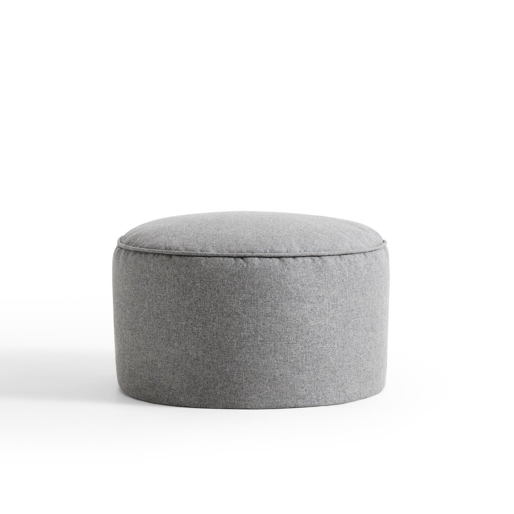 Pouf 90x110 cm avec ottoman 45 cm Gris