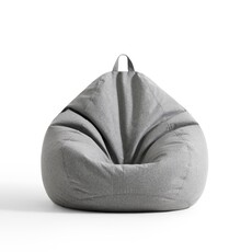 Pouf 90x110 cm avec ottoman 45 cm Gris