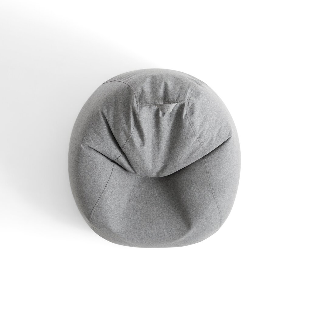 Pouf 90x110 cm avec ottoman 45 cm Gris