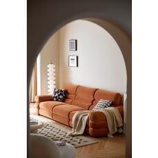 Sofa 3 places 280 cm Orange