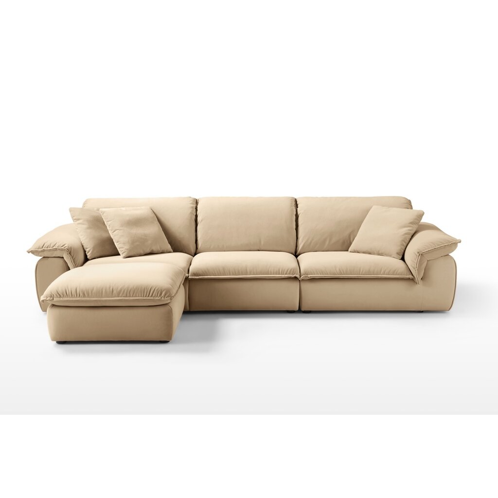 Sofa 3 places Beige 290 cm angle Droit