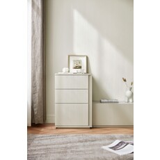 Commode 3 tiroirs 45 cm Blanc