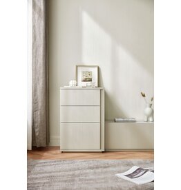 Commode 3 tiroirs 45 cm Blanc