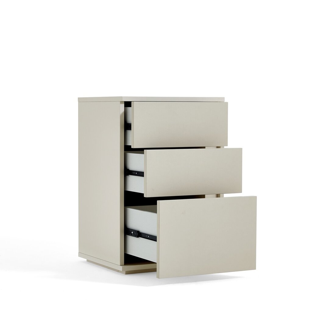 Commode 3 tiroirs 45 cm Blanc