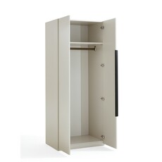 Penderie 2 portes  couleur blanc