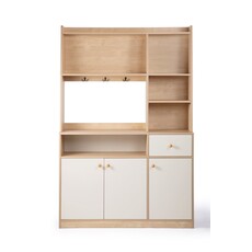 Garde manger ouvert 3 portes 1 tiroir 120 cm Bois