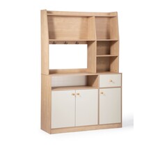 Garde manger ouvert 3 portes 1 tiroir 120 cm Bois