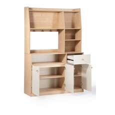 Garde manger ouvert 3 portes 1 tiroir 120 cm Bois