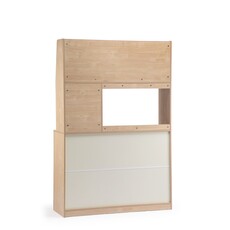 Garde manger ouvert 3 portes 1 tiroir 120 cm Bois