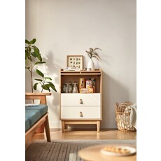 Petit buffet 3 tiroirs 60x42x91 cm Bois