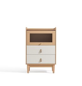 Petit buffet 3 tiroirs 60x42x91 cm Bois