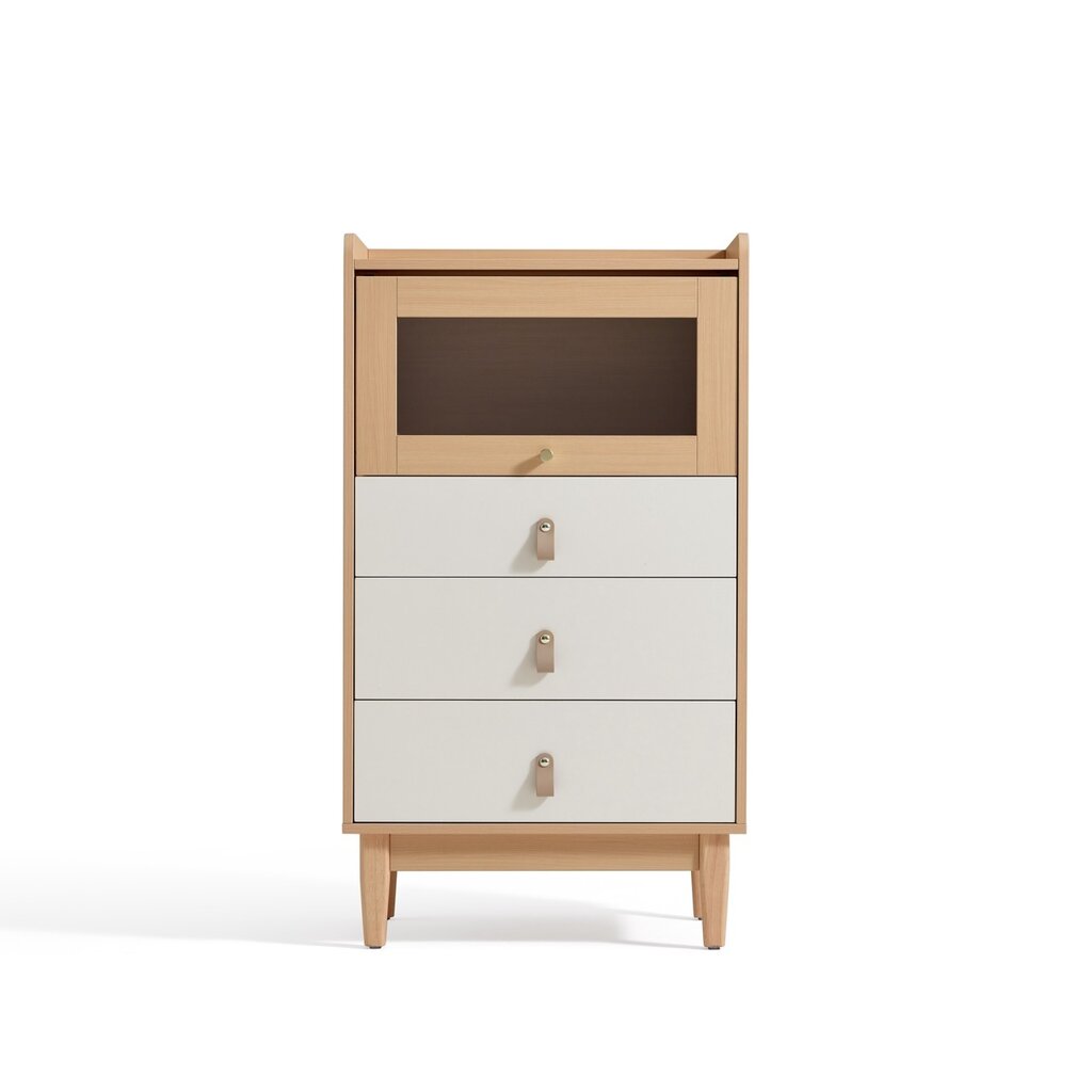 Petit buffet 4 tiroirs 60x42x106 cm Bois