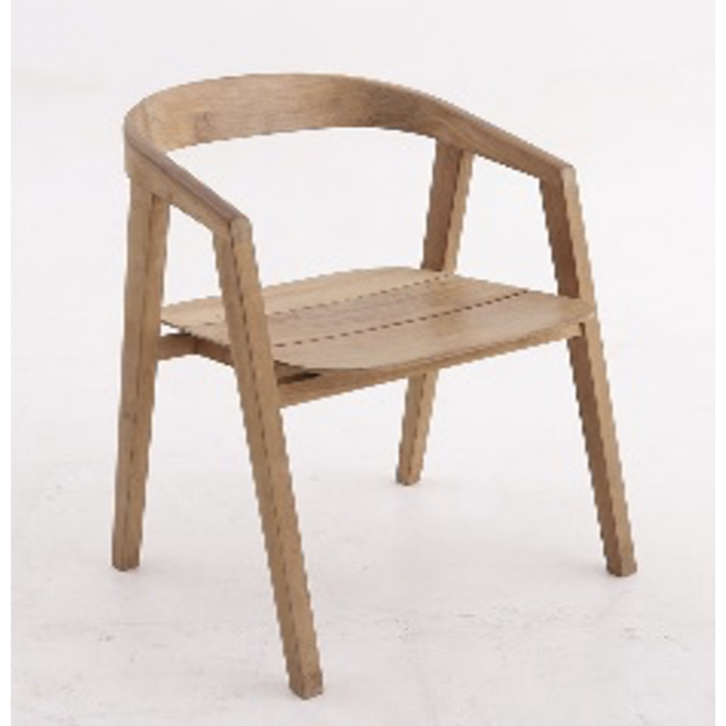 JUNIA - Chaise en teck Premium avec coussin Fontelina 180