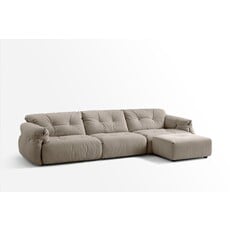 Sofa avec méridienne à gauche 332 cm Gris
