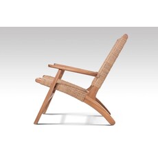 Lounge chair Sanur teck + cordes