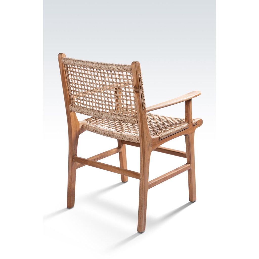 CANGGU - Chaise en teck 54x55x86 cm Crème