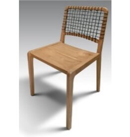 MAGO - Chaise en teck 52x52x84 cm