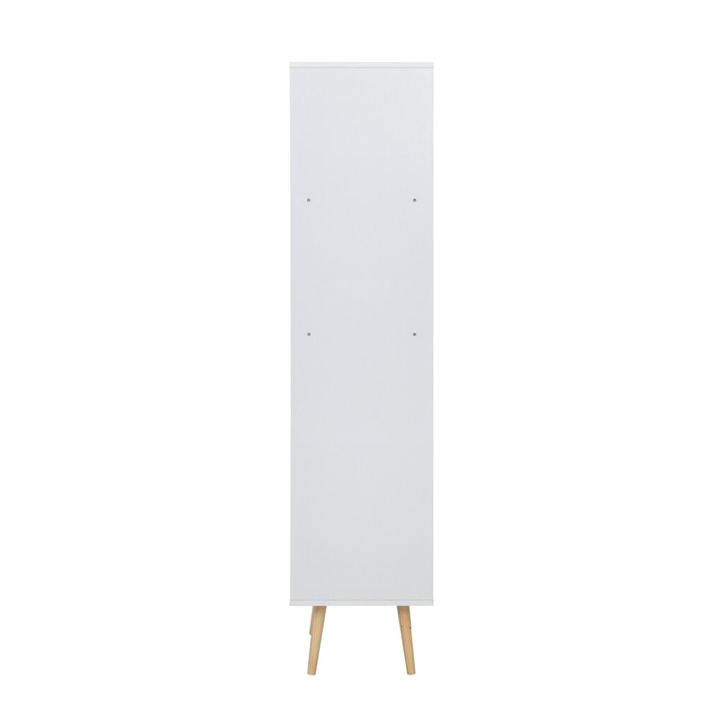 Étagère Monteno 2 tiroirs 50x39x171 Cm Chêne-Blanc