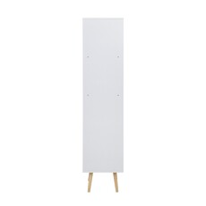 Étagère Monteno 2 tiroirs 50x39x171 Cm Chêne-Blanc