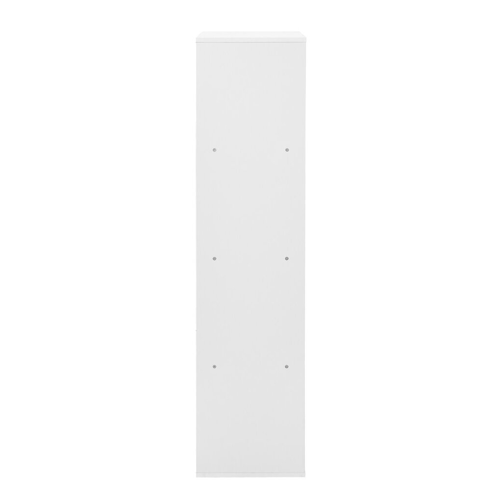 Bibliothèque Lira 4 portes 60x29,5x118,5 Blanc
