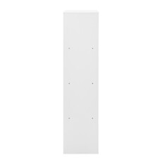 Bibliothèque Lira 4 portes 60x29,5x118,5 Blanc