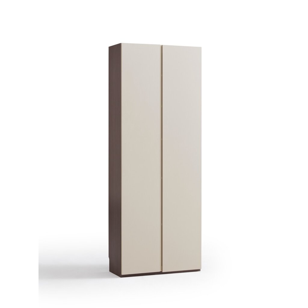 Armoire 2 portes 80x35x210 cm Marron gris