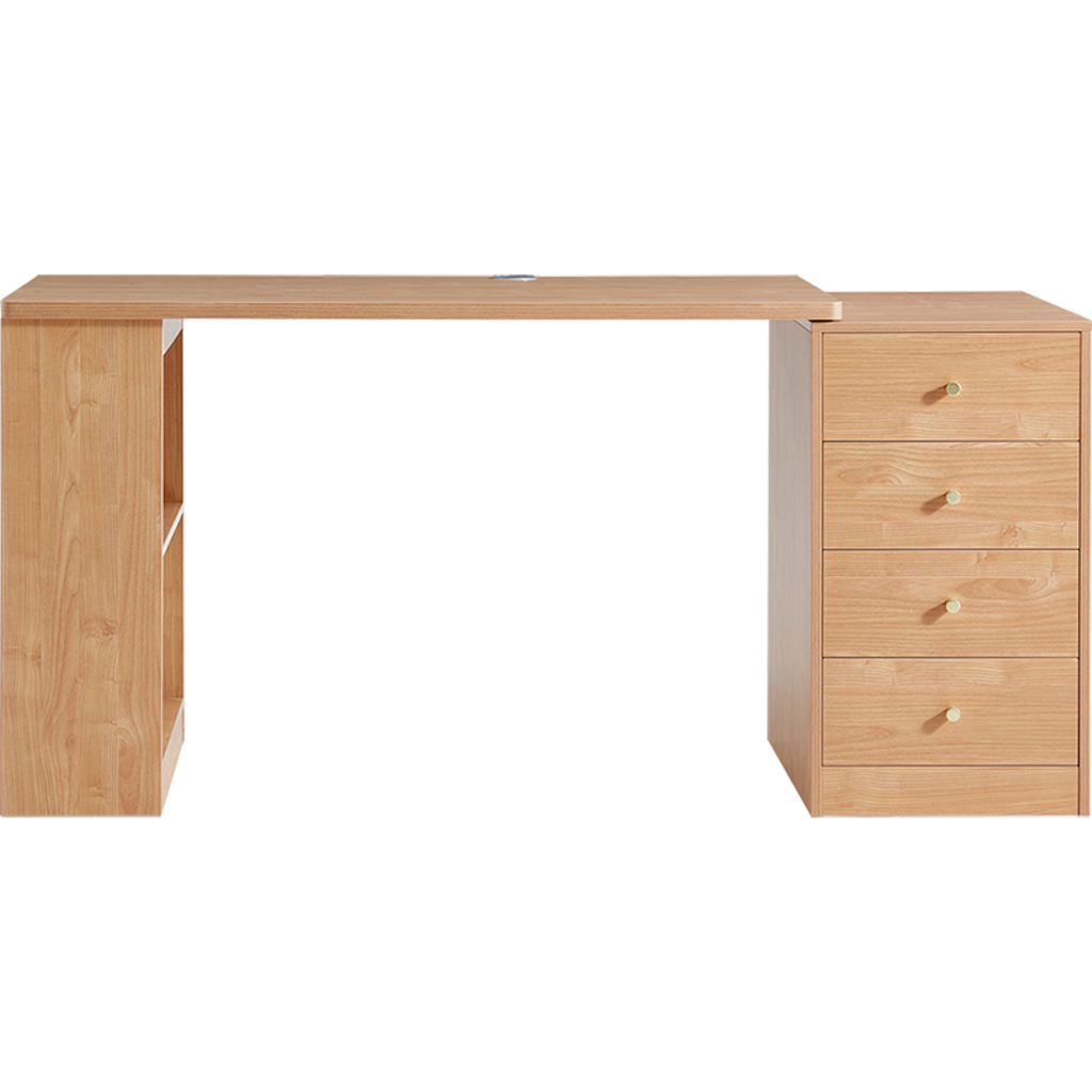 Bureau 4 tiroirs 120 cm Bois