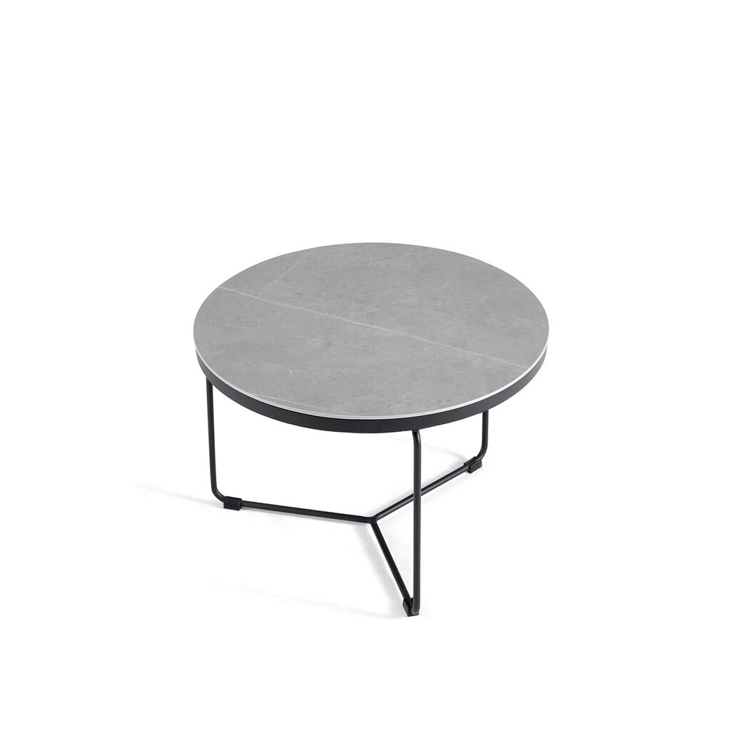 Table basse ronde Ø90x37 cm Noir