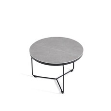 Table basse ronde Ø90x37 cm Noir