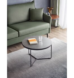 Table basse ronde Ø90x37 cm Noir