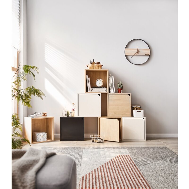 Casier 1 porte 35x24x35 cm Bois
