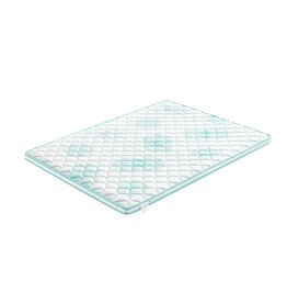 Matelas enroulable 100x200 cm 5 cm d'épaisseur Blanc