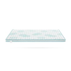 Matelas enroulable 100x200 cm 5 cm d'épaisseur Blanc