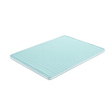Matelas enroulable 100x200 cm 5 cm d'épaisseur Blanc