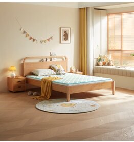 Matelas enroulable 100x200 cm 5 cm d'épaisseur Blanc