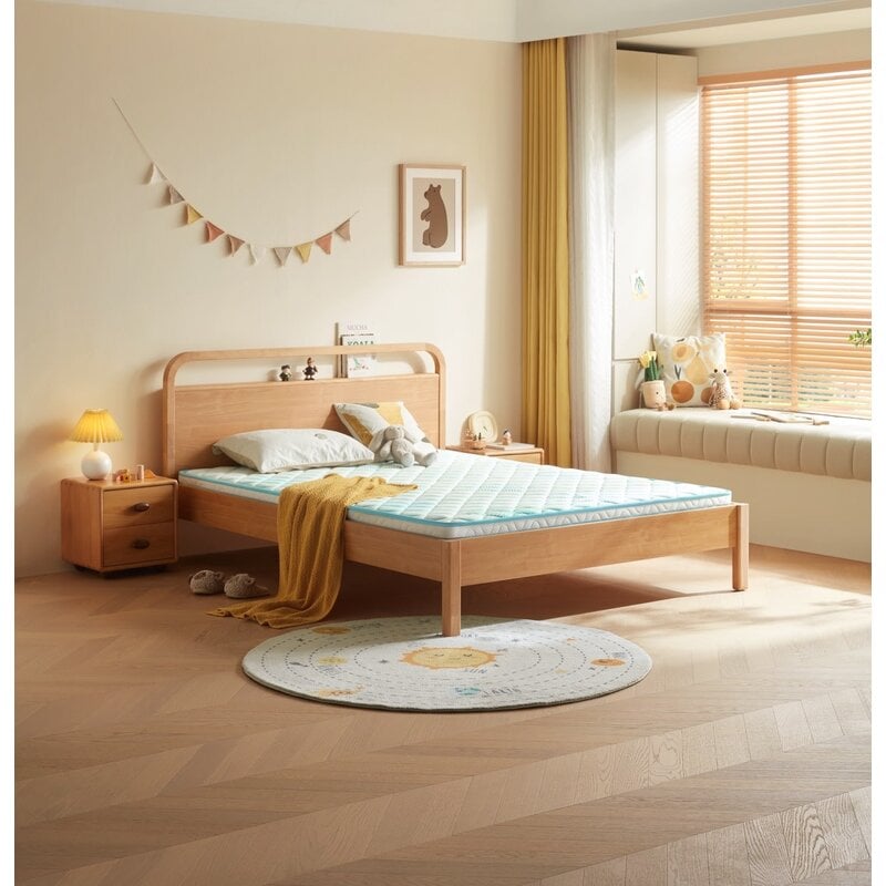 Matelas enroulable 100x200 cm 5 cm d'épaisseur Blanc
