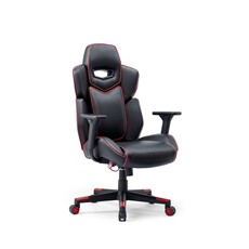 Fauteuil Gaming ajustable Noir + Rouge