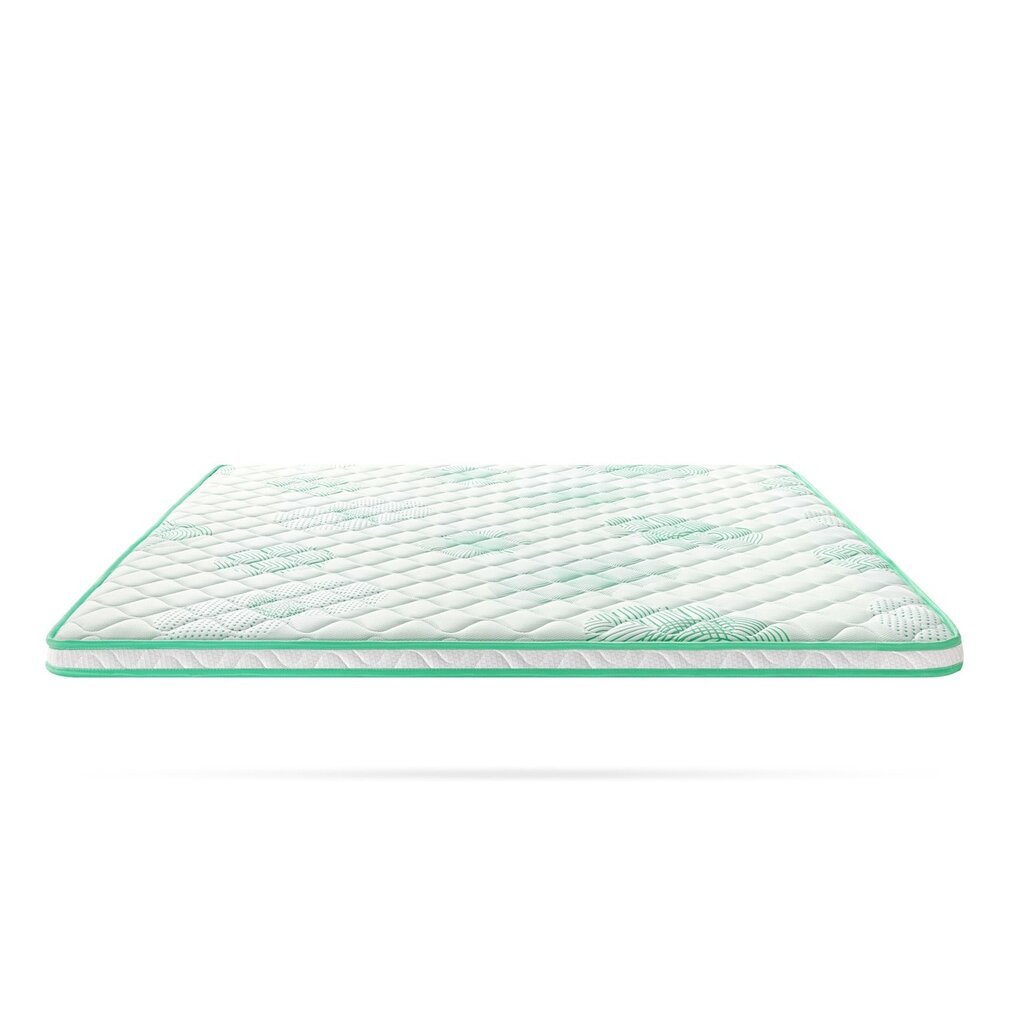 Matelas 60x100 cm 5 cm d'épaisseur Blanc + vert
